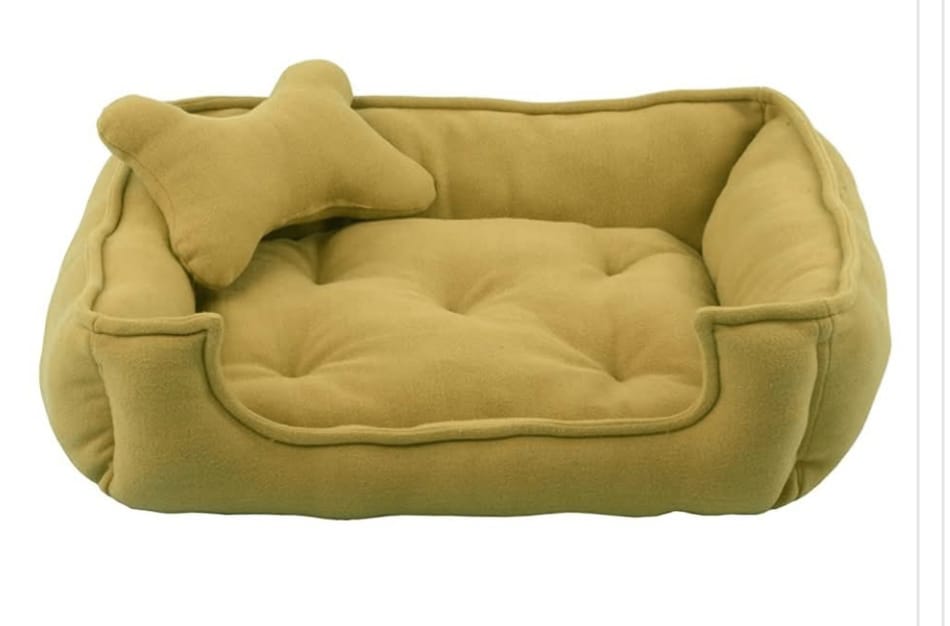 Classic Cushion Bed – Mustard Yellow