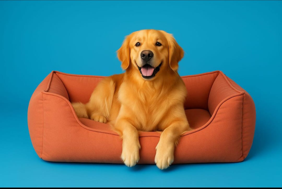 Comfy Cushion Bed – Orange